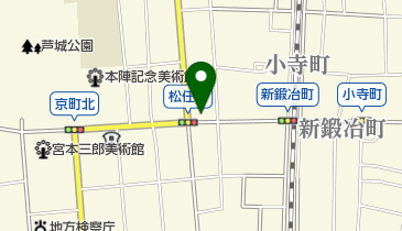 金子食器店の地図画像