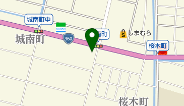 マージャンあしのの地図画像