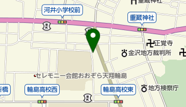 株式会社サンレーアフロディーテ輪島店の地図画像