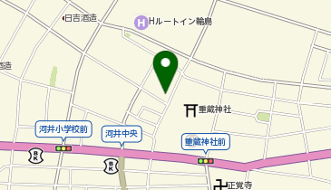 重蔵神社の地図画像