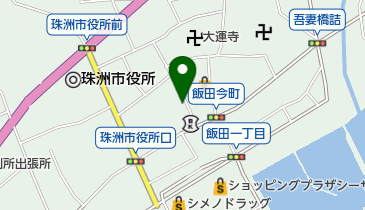 かわべ美容室の地図画像