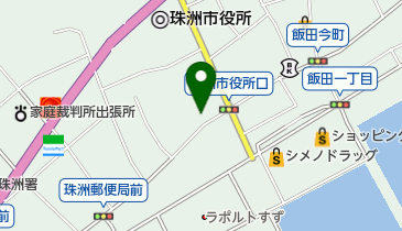 八木理容店の地図画像