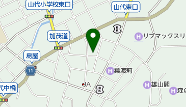 はら衣料品店の地図画像