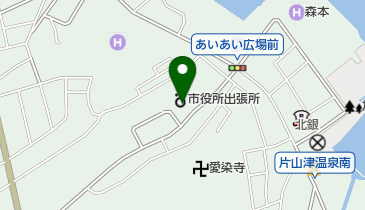 片山津温泉第6区集会所の地図画像