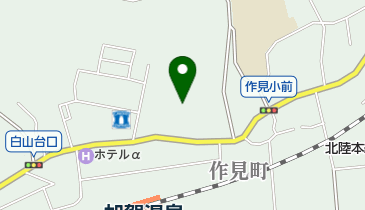 作見公民館の地図画像