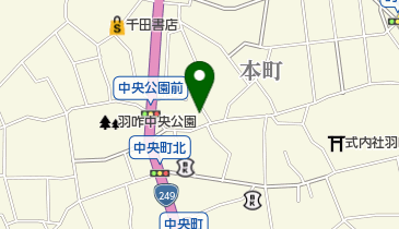 アザレ化粧品アムールの地図画像