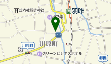 きたの理容 川原町店の地図画像