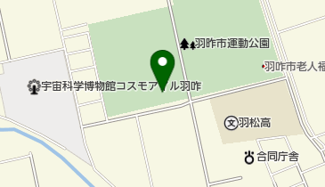 羽咋市武道館の地図画像
