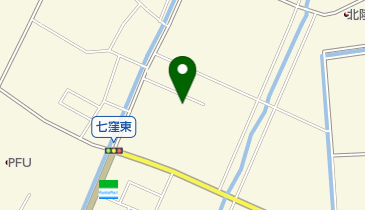 七窪公民館の地図画像