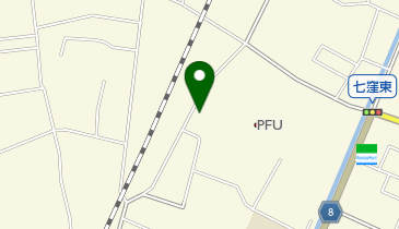 河北牛乳の地図画像