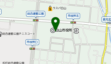 白山市民交流センターの地図画像