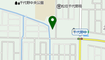 千代野体育館の地図画像