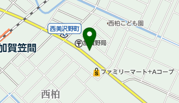 極真空手・白山地区案内所の地図画像