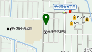 東川接骨院の地図画像