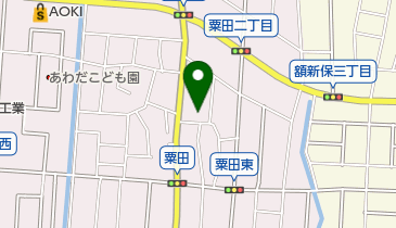 粟田公民館の地図画像