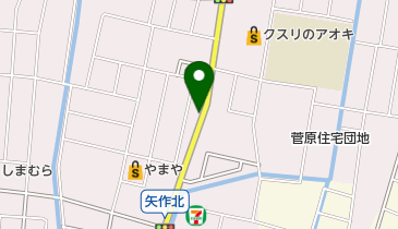 はた接骨院の地図画像