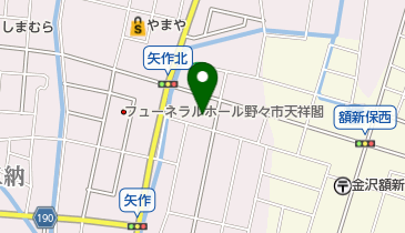 めん房つるつる 矢作店の地図画像