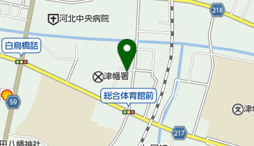 しらい自転車の地図画像