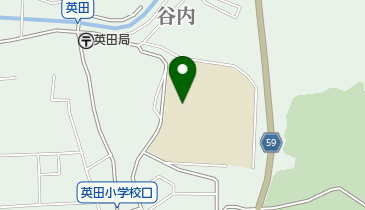 英田公民館・コミュニティプラザの地図画像