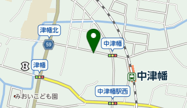 かつ美美容院の地図画像