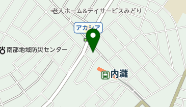 焼肉アカシアの地図画像