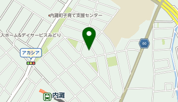 内灘町役場 アカシア公民館の地図画像