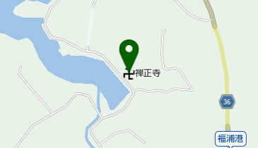 禅正寺の地図画像