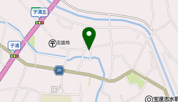 末吉ふとん店の地図画像