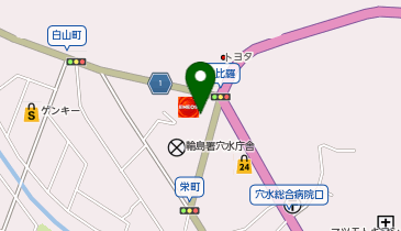 宮下建設株式会社穴水営業所の地図画像