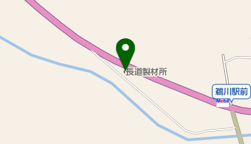 長道製材所の地図画像