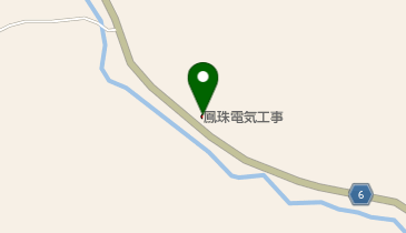 鳳珠電気工事株式会社の地図画像