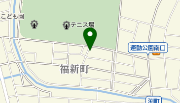 フク理容室の地図画像