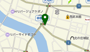 フルーツのヨシダの地図画像