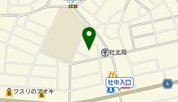 福井市 社北公民館の地図画像