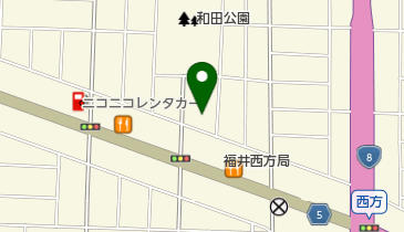 福井市 和田公民館の地図画像