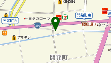 トリムライン福井の地図画像