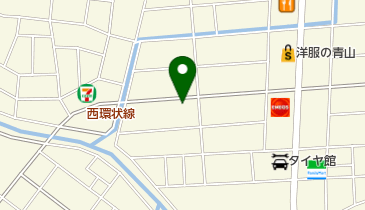 まつだクリーニングショップの地図画像