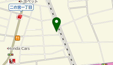 名子自動車整備工場の地図画像