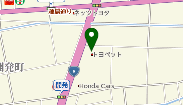 福井トヨペット株式会社 東店の地図画像