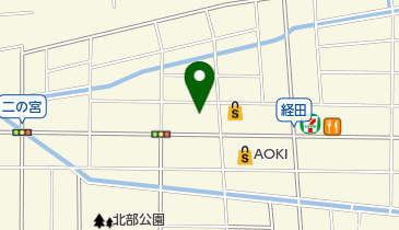 株式会社かゞみや サン二の宮店の地図画像