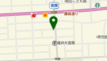 丸福ふとん店の地図画像