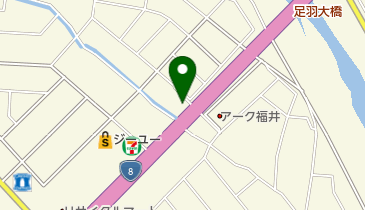 薮下綿ふとん店の地図画像
