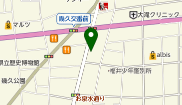 福井スポーツ社の地図画像