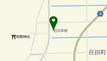 有限会社石川木材の地図画像