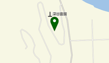 深谷霊園の地図画像