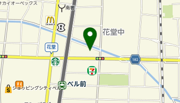 サラダ館花堂店みずもとの地図画像