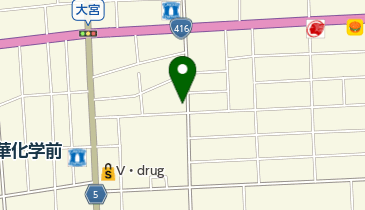 タカ美容室の地図画像