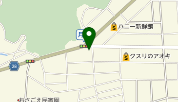 いしばし理容所の地図画像