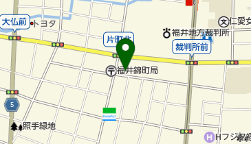 とらお理容の地図画像