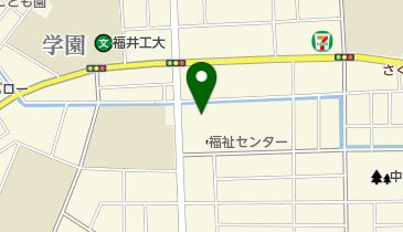 福井障害者職業センターの地図画像